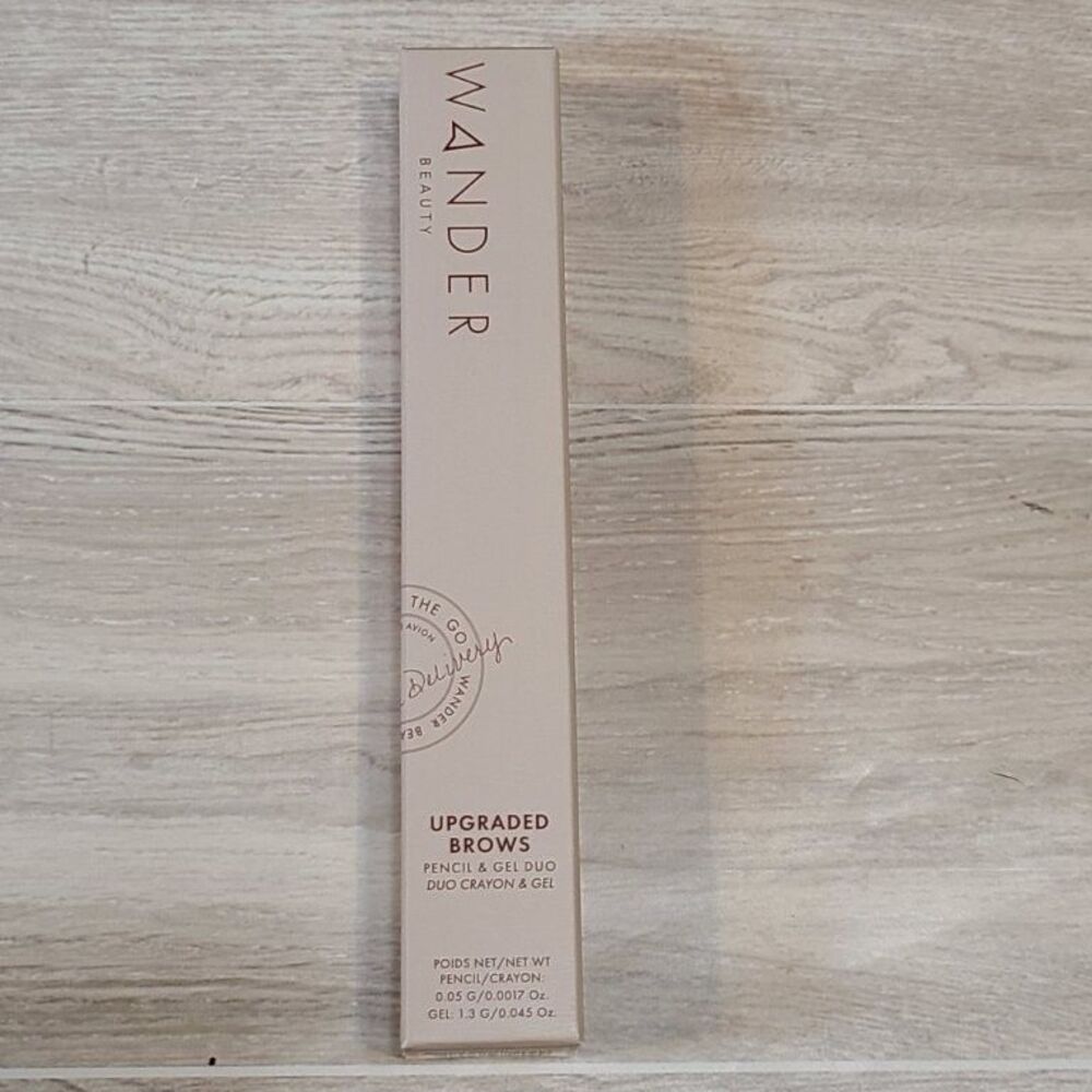 Wander Upgraded Brows Pencil Gel Duo Medium Brown New